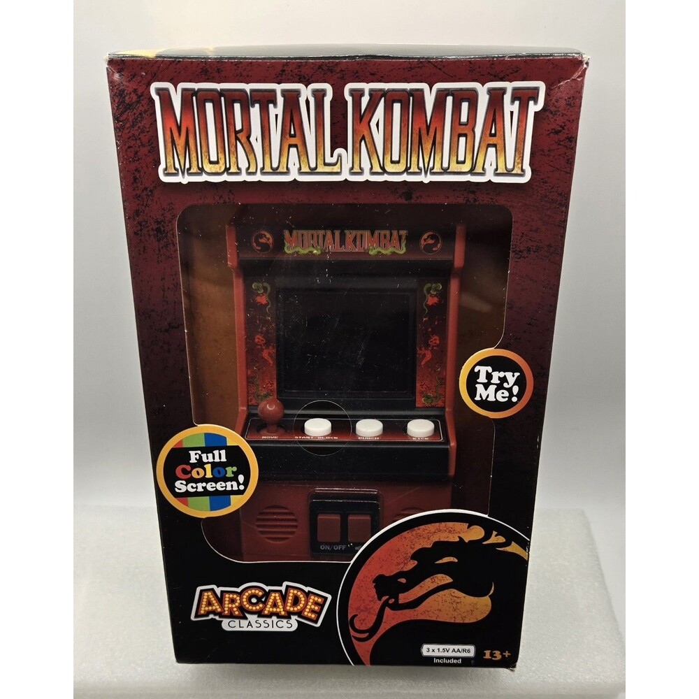 Mortal Kombat Basic Fun Arcade Classics Machine Handheld Game #15 - New/Sealed